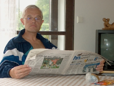 Na návštěvě u známé osobnosti.